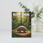 Pangolin in Odzala-Kokoua Nationaal Park Congo Briefkaart (Staand voorkant)