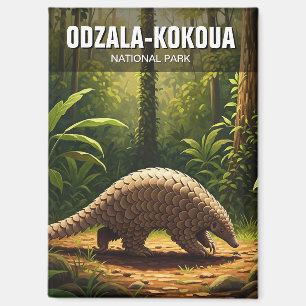 Pangolin in Odzala-Kokoua Nationaal Park Congo Magneet
