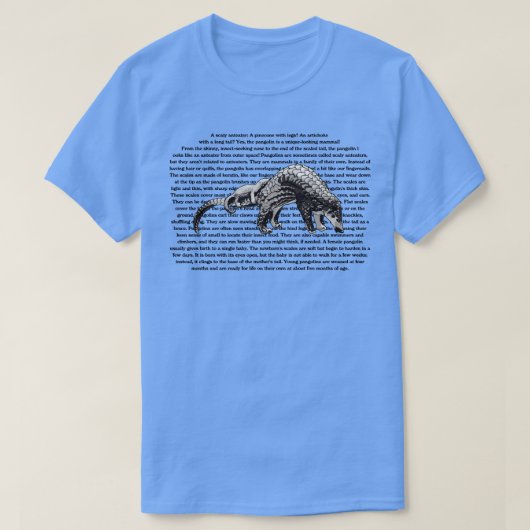 Pangolin informatie t-shirt (Design voorkant)