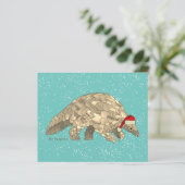 Pangolin Kerstmis Budget Custom (Staand voorkant)
