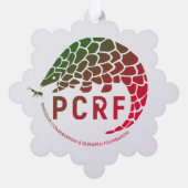 Pangolin Kerstmis Ornament Kaart (Achterkant)