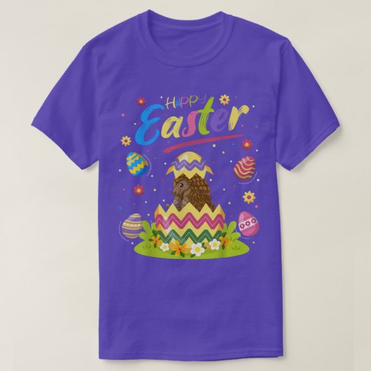 Pangolin Lover Funny Easter Pangolin Happy Eas T-shirt (Design voorkant)