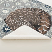 Pangolin Mandala Pewter Sherpa Deken (3/4)