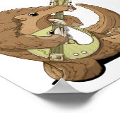 Pangolin Mandolin Poster (Hoek)