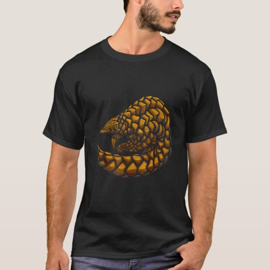 Pangolin Red het met pangolin bedreigde zoogdier T T-shirt (Voorkant)