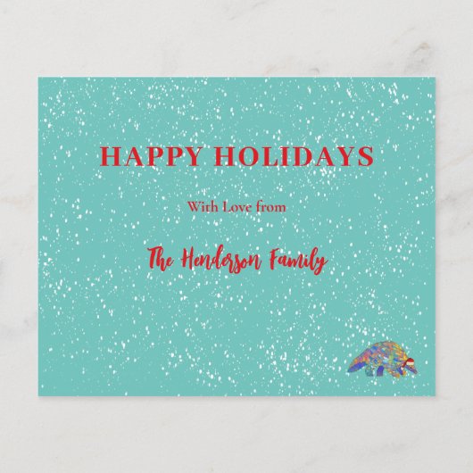 Pangolin Santa Cute Endangered Species Budget (Achterkant)