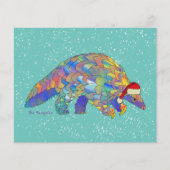 Pangolin Santa Cute Endangered Species Budget (Voorkant)