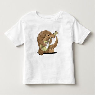Pangolin speelt een mandolin kinder shirts