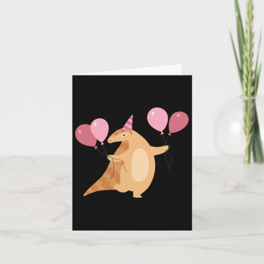 Pangolin viert Sticker Kaart (Voorkant)