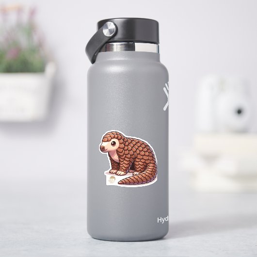 Pangolin Vriend Uitsnede Sticker (HydroFlask)