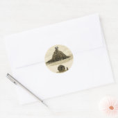Pangolin Warrior Ronde Sticker (Envelop)