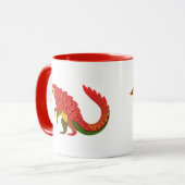 Pangolin Waterverf illustratie Mok (Voorkant links)