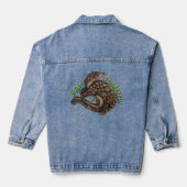 Pangolin Weird is geweldig! Denim Jacket (Achterkant)