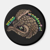 Pangolin Weird is geweldig Magneet (Voorkant)