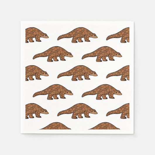 Pangoline-Cartoon Servet (Voorkant)