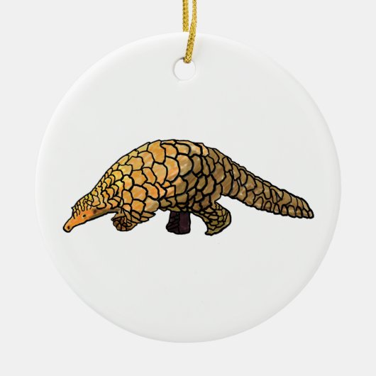 Pangoline Keramisch Ornament (Voorkant)