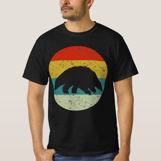 pangoline retro  silhouette 70s t-shirt (Voorkant)