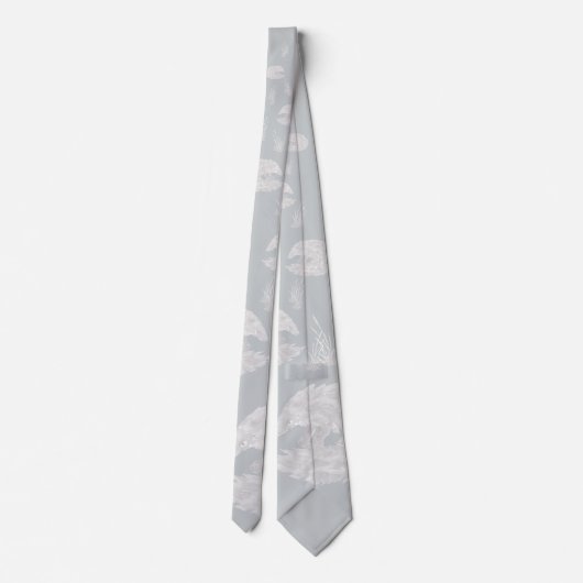 Pangoline-Stropdas (licht ontwerp) Stropdas (Achterkant)