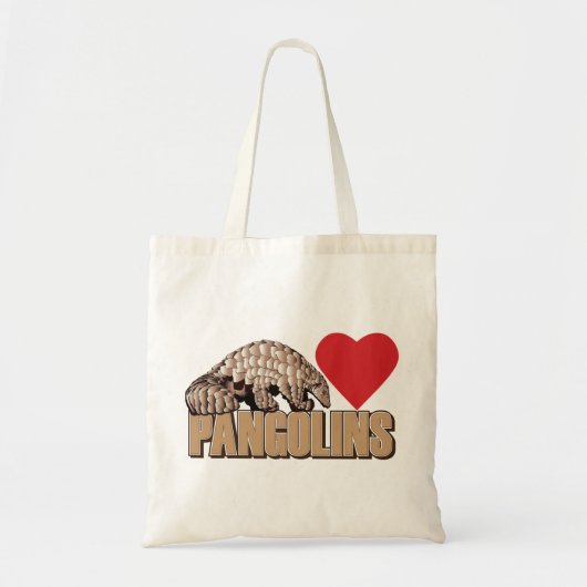 Pangolinen-hart Tote Bag (Voorkant)