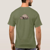 Pangolinen in de stang - sla de pangoline op t-shirt (Achterkant)