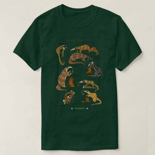 Pangolinen van de wereld t-shirt (Design voorkant)