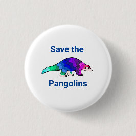 Pangolinespijn opslaan ronde button 3,2 cm