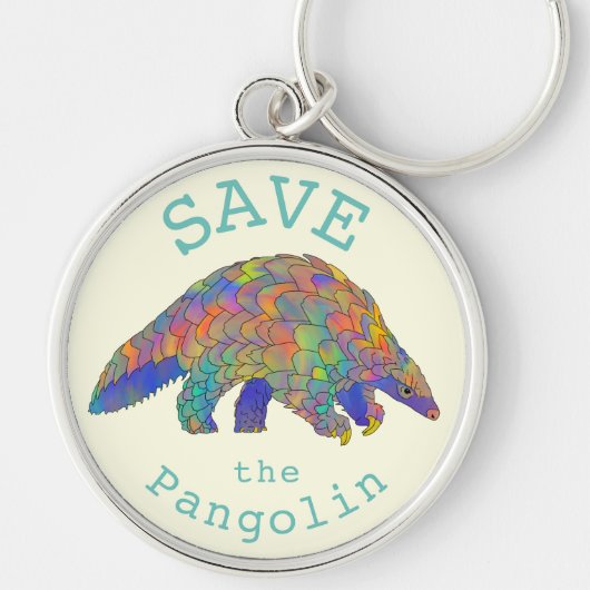 Pangolins beschermen Activisme voor de rechten van Sleutelhanger (Voorkant)