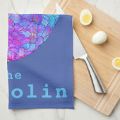 Pangolins beschermen bedreigde dierlijke Psychedel Theedoek (Quarter Fold)