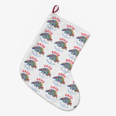 Pangolins kleurig opslaan grote kerstsok (Voorkant (Hangend))