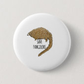 Pangolins opslaan ronde button 5,7 cm (Voorkant)