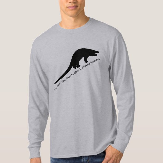 Pangolins - 's werelds meest verhandeld zoogdier t-shirt (Voorkant)