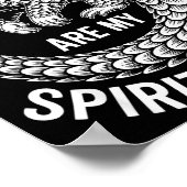 Pangolins Srit Animals Funny Pangolin  Poster (Hoek)