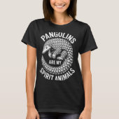 Pangolins Srit Animals Funny Pangolin T-shirt (Voorkant)