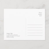 Pangur Bán Scholar and cat Old Irish geem CC1018 Briefkaart (Achterkant)