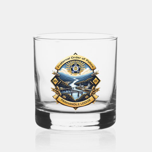 Panhandle Lodge 83 Whisky Glas (Voorkant)