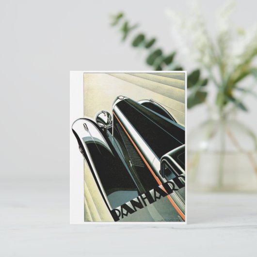 Panhard Automobile  Briefkaart (Staand voorkant)