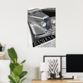 Panhard Vintage Car Poster (Thuiskantoor)