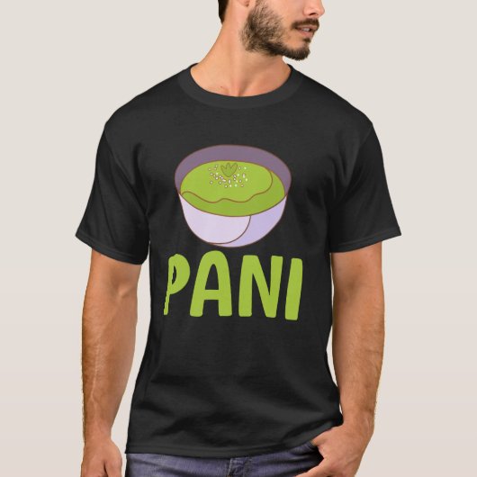 Pani Puri - Water Matchende Ontwerpen T-shirt (Voorkant)