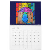 PANIA BROWN ARTWORKS KLEURRIJKE KATTENKALENDER 202 KALENDER (Mar 2026)
