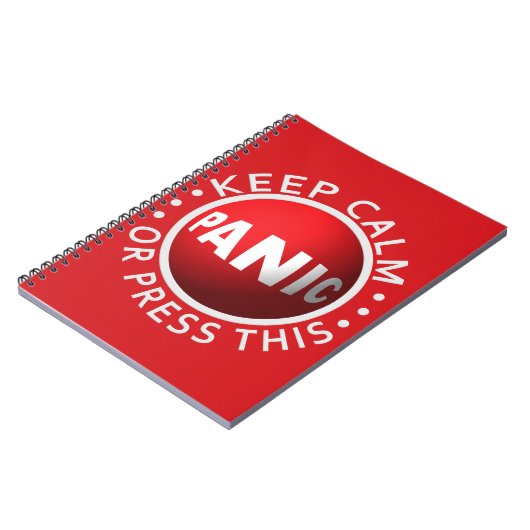 Panic Button aangepast notitieboek (Linkerzijde)