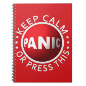 Panic Button aangepast notitieboek (Voorkant)
