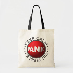 Panic Button bag - kies stijl Tote Bag