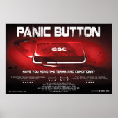 Panic Button Blood Key Poster (Voorkant)
