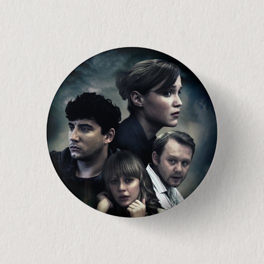 Panic Button Character Splash Pin Badge (Voorkant)