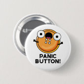 Panic Button Funny Sewing Pun (Voorkant /achterkant)