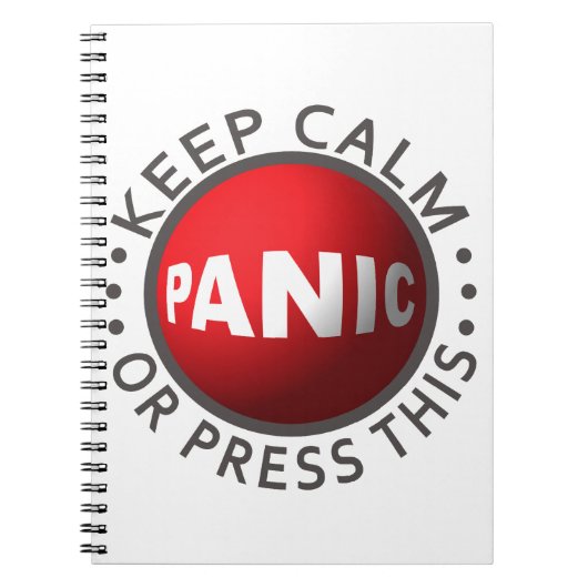 Panic Button notitieboek (Voorkant)