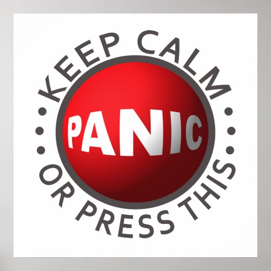 Panic Button poster (Voorkant)