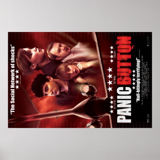 Panic Button Red Sky Poster (Voorkant)