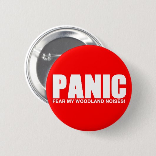 PANIC-BUTTON RONDE BUTTON 5,7 CM (Voorkant /achterkant)