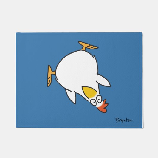 PANIC CHICKEN doormat Sandra Boynton Deurmat (Voorkant)